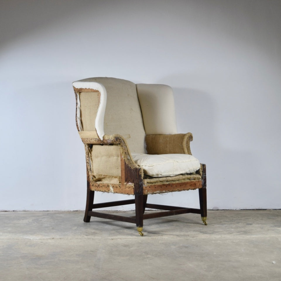 19th Century English Wing Chair