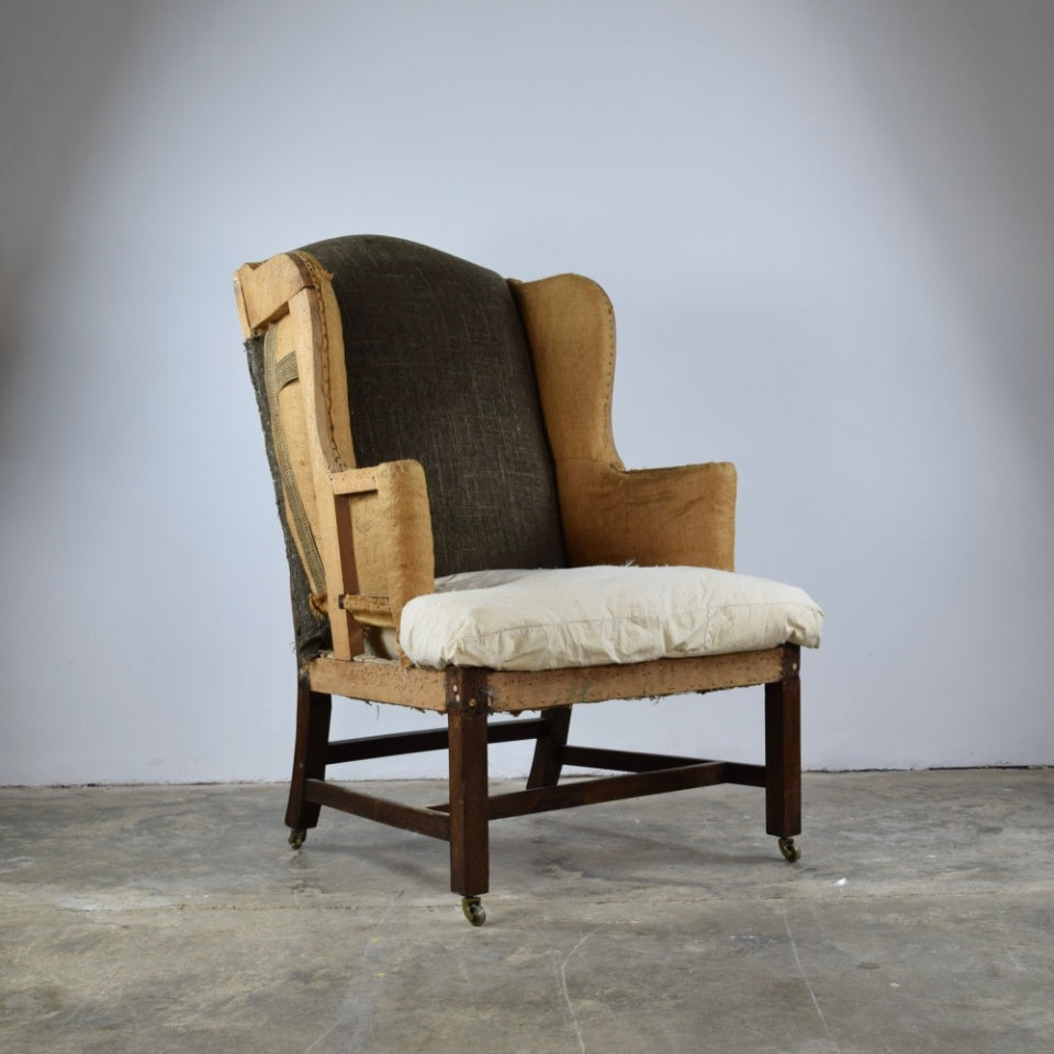 Mahogany Wing Chair