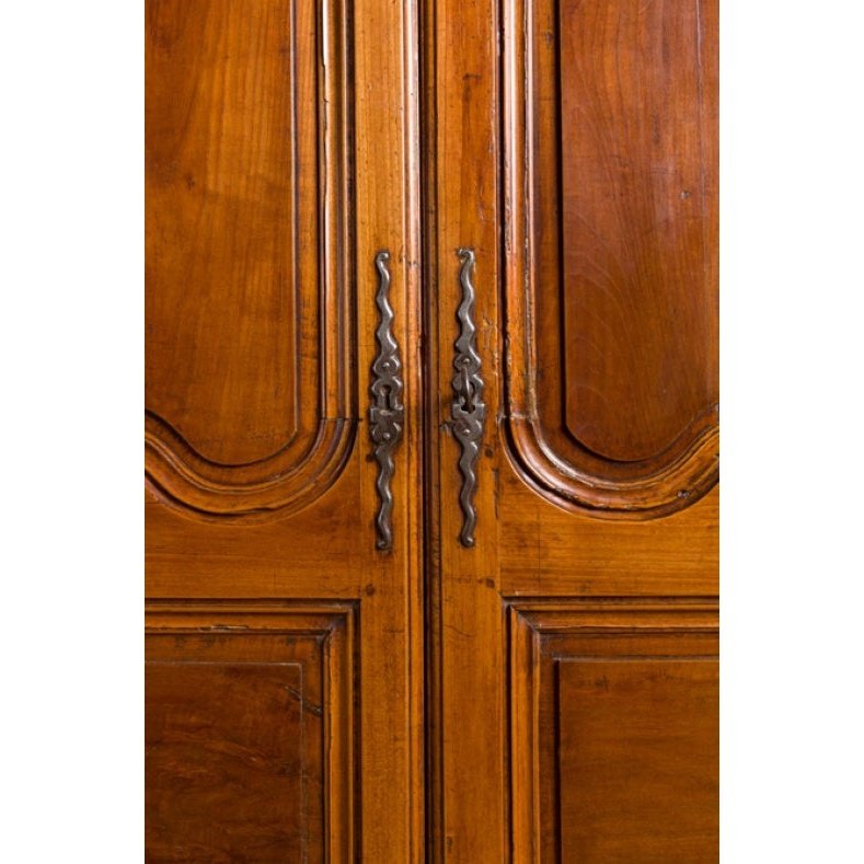 19th Century French fruitwood armoire