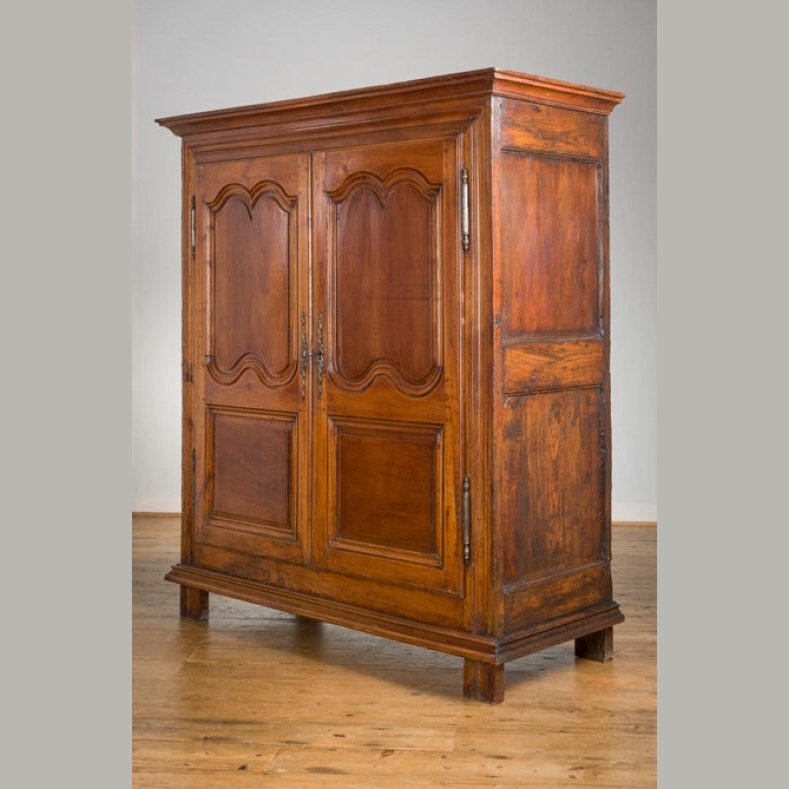 19th Century French fruitwood armoire