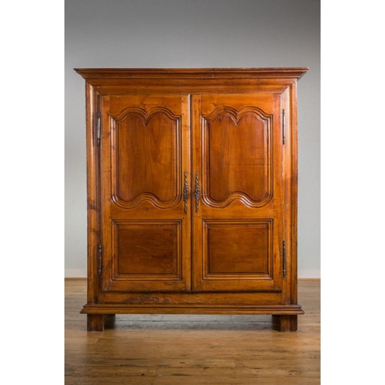 19th Century French fruitwood armoire