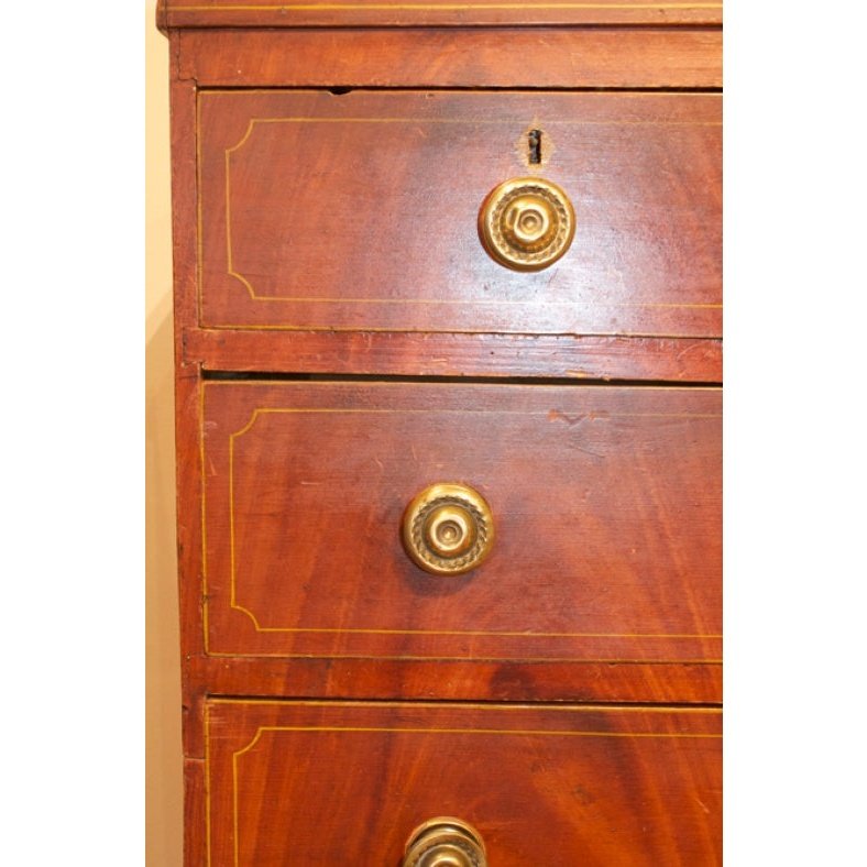 Very charming 19th century English painted chest of drawers