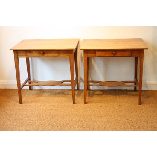 20th Century French Fruitwood bedside/side tables