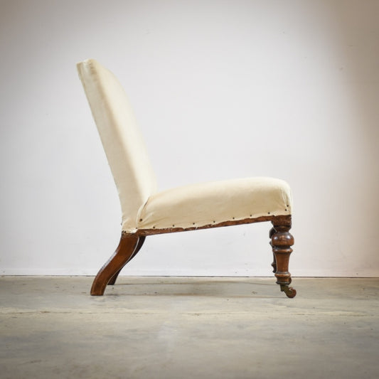 19th Century Small Slipper Chair