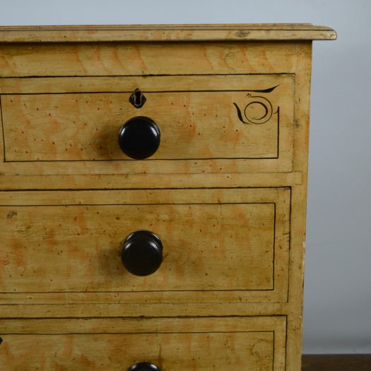 English Painted Chest of Drawers