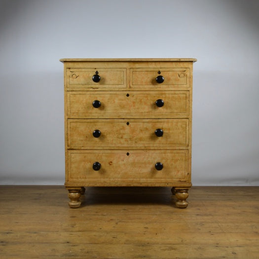 English Painted Chest of Drawers