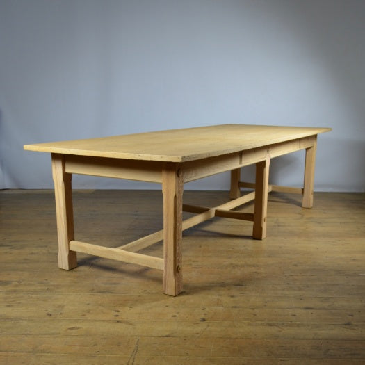 Large Oak Refectory Table