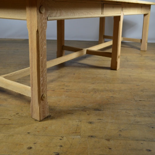 Large Oak Refectory Table