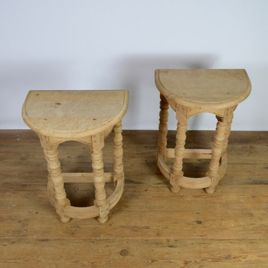 Pair of French Oak Side Tables