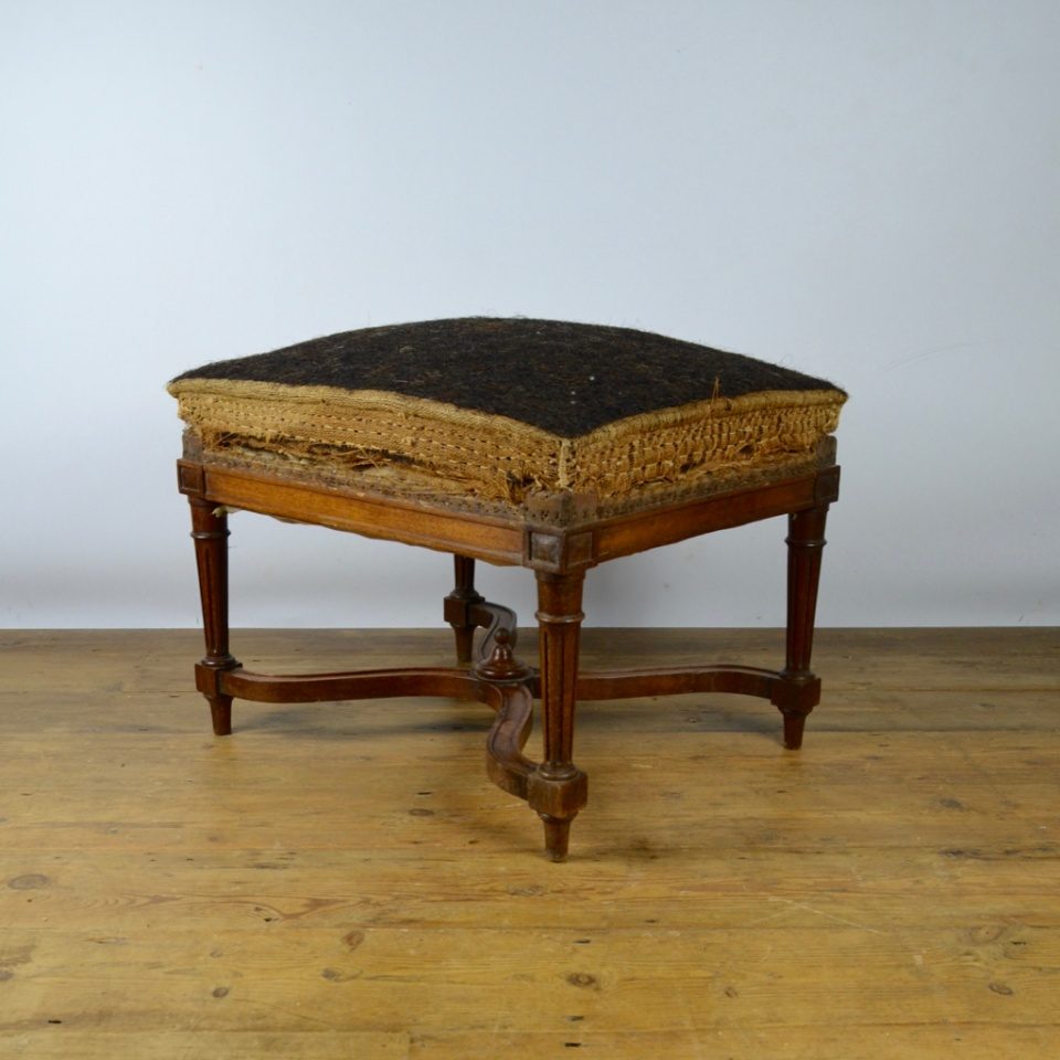 French Walnut Footstool