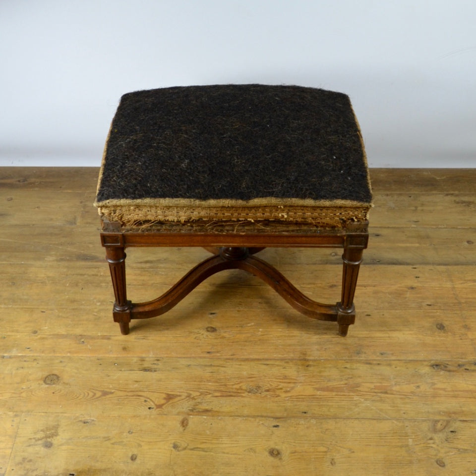 French Walnut Footstool