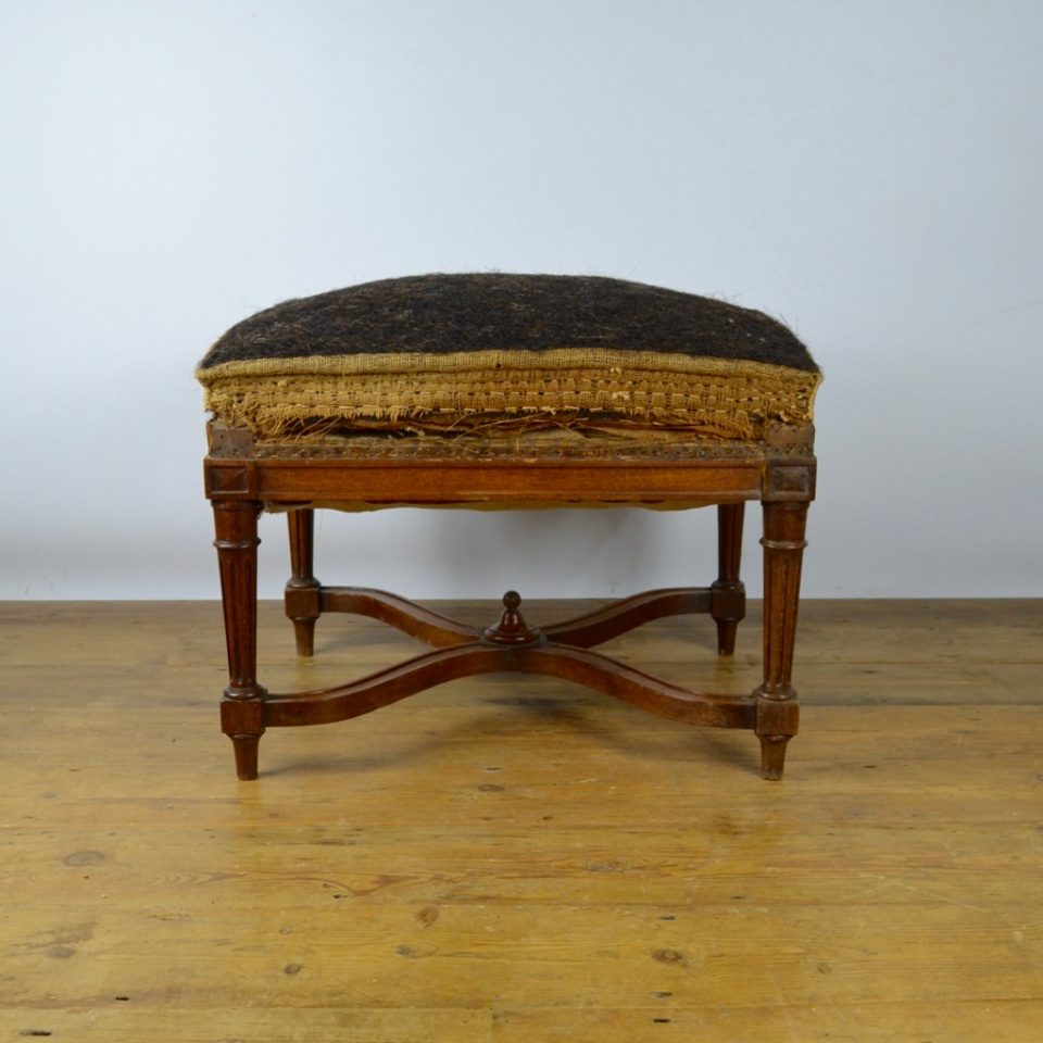 French Walnut Footstool