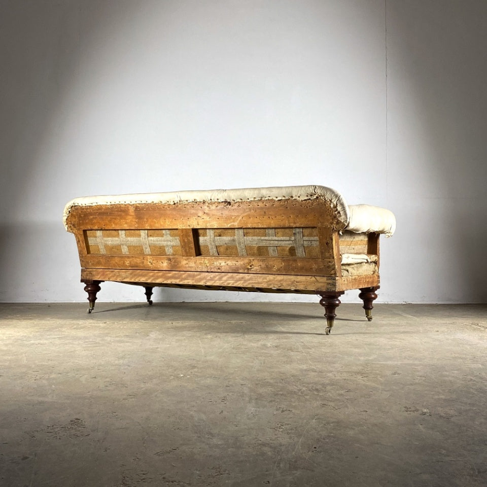 19th Century Scroll Arm Sofa