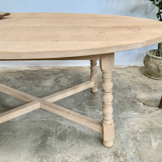 Oval Oak Table