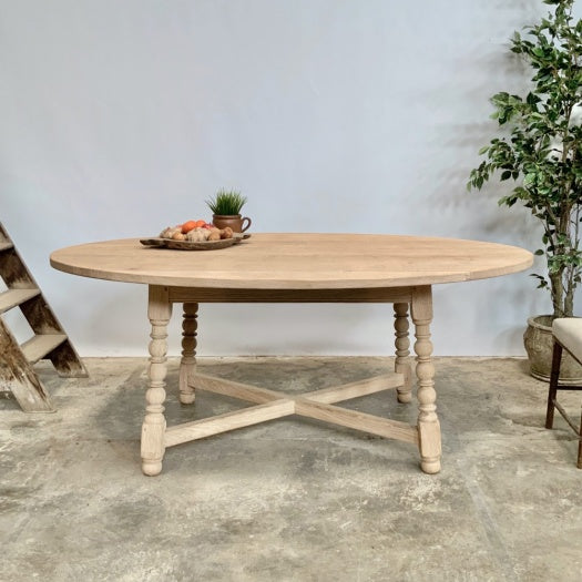 Oval Oak Table