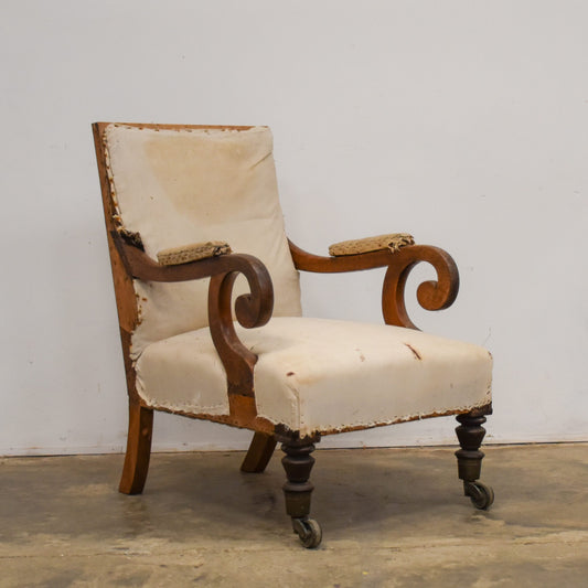 Mahogany Library Chair