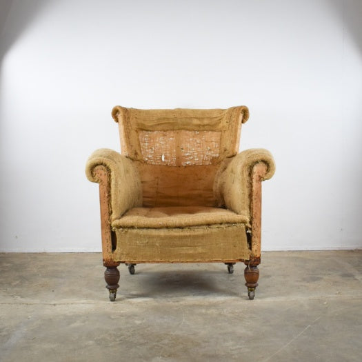 Late 19th Century Howard Style Woodstock Armchair