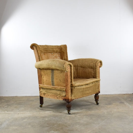 Late 19th Century Howard Style Woodstock Armchair