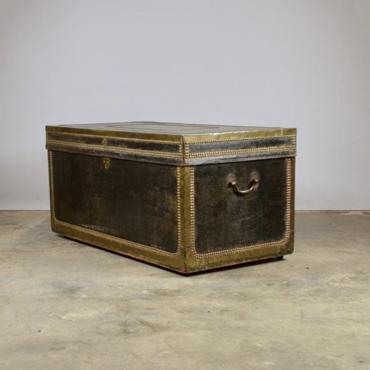 Regency Leather Bound Trunk