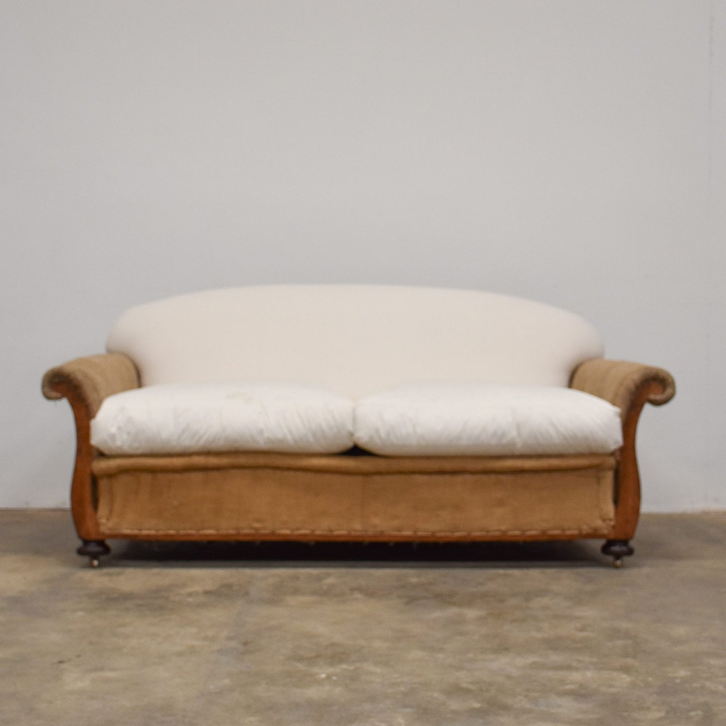 1930s Shapely Sofa Two Seater Sofa