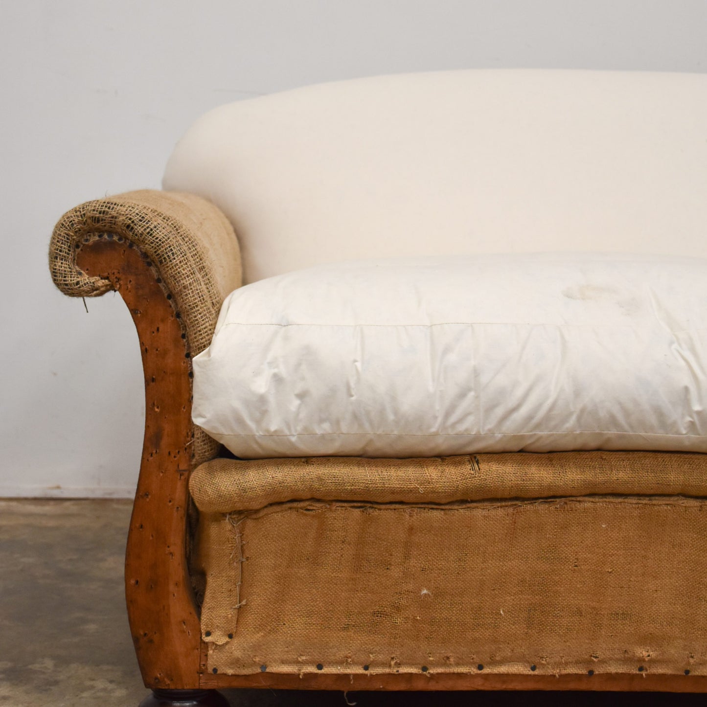 1930s Shapely Sofa Two Seater Sofa