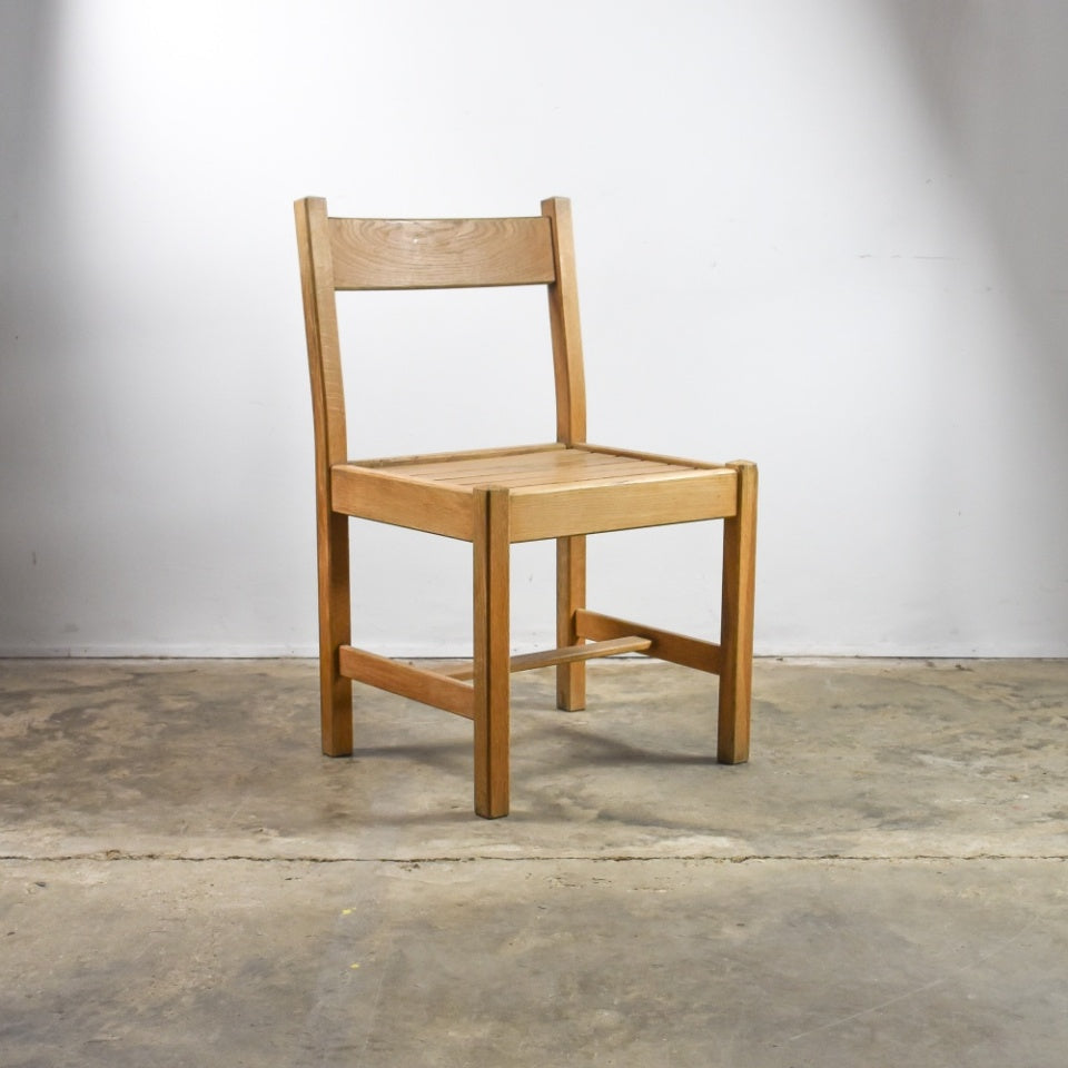 Set of Eight Oak Dining Chairs  