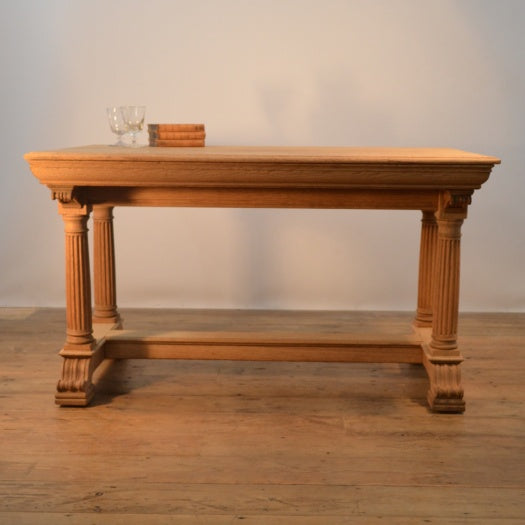 Oak Library Table