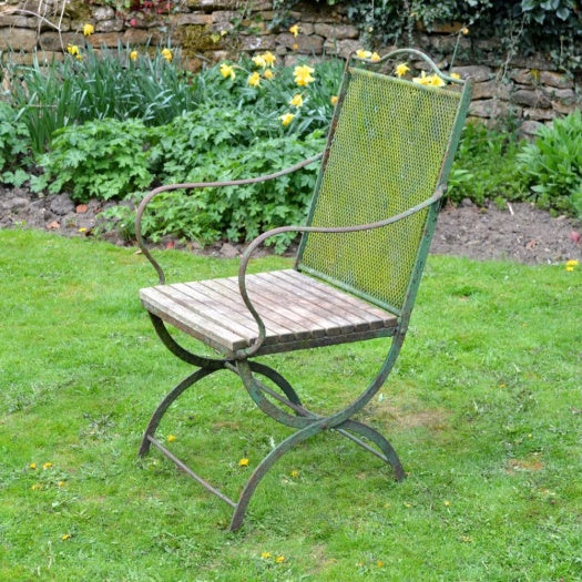 French Painted Garden Chair