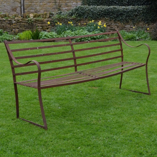 Wrought Iron Garden Bench