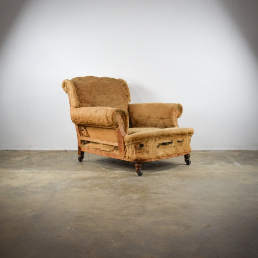 Late 19th Century deep seated armchair