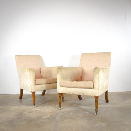 Pair of Deep Seated Library Chairs