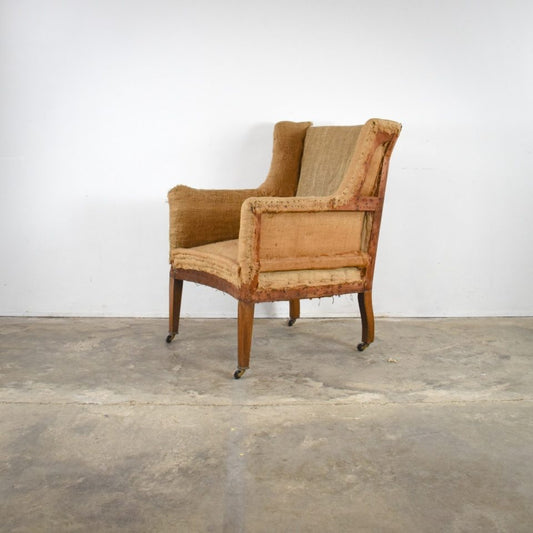 Edwardian English Wing Chair