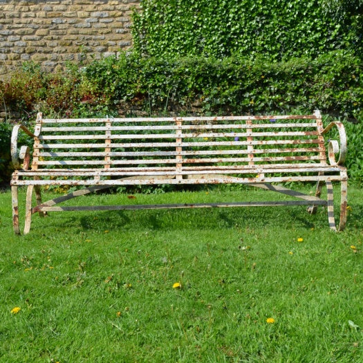 Large Iron Garden Bench