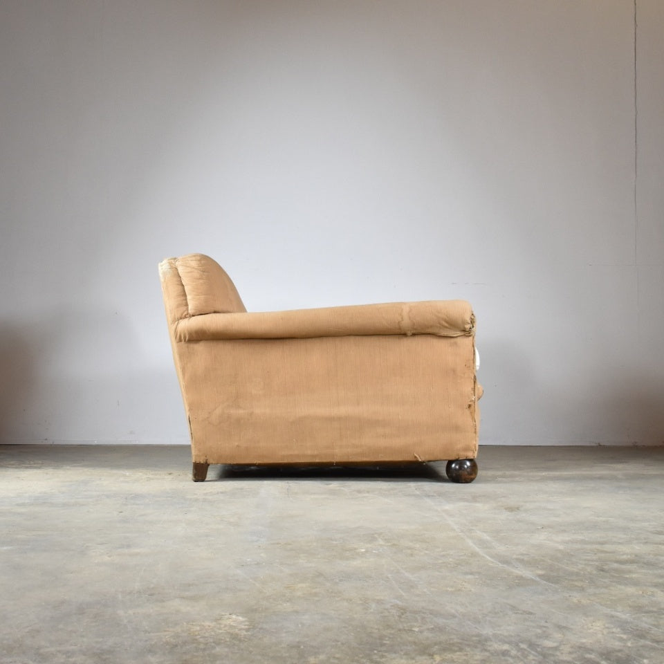 Pair Deep Seated 1930s Armchairs