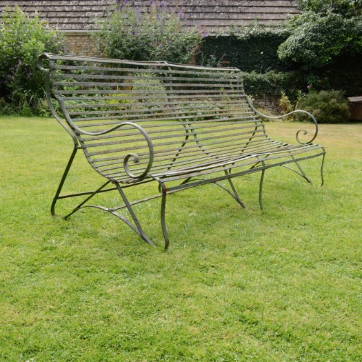 Wrought Iron Garden Bench