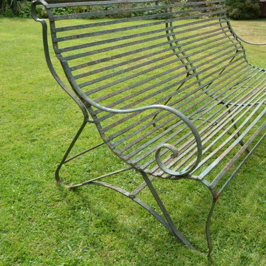 Wrought Iron Garden Bench