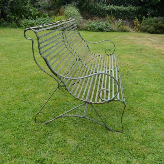 Wrought Iron Garden Bench