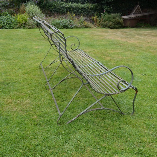 Wrought Iron Garden Bench