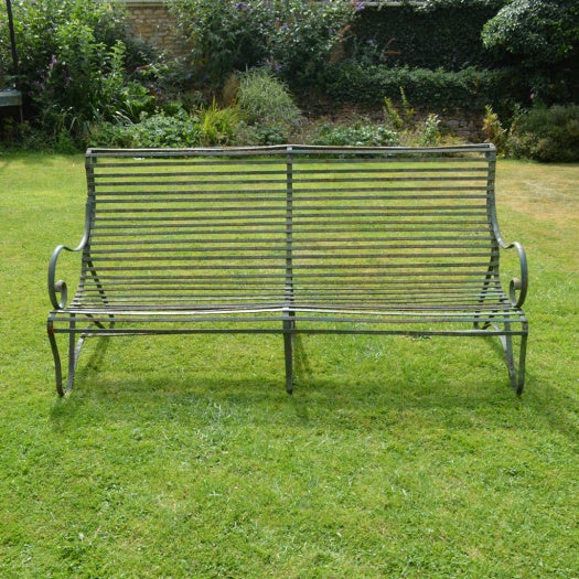 Wrought Iron Garden Bench