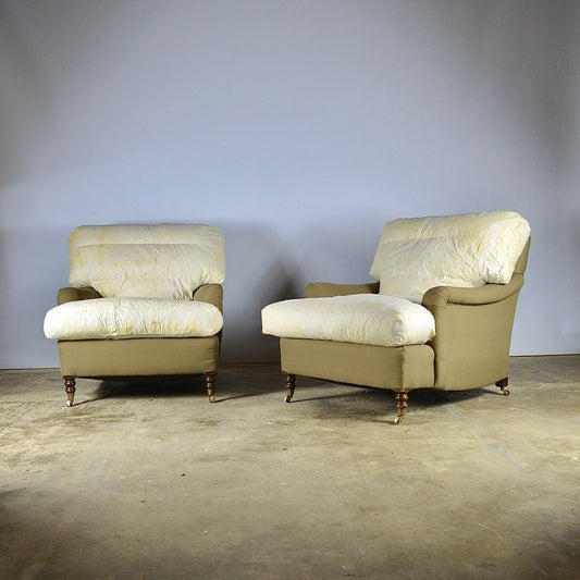 Pair of George Smith Signature Armchairs