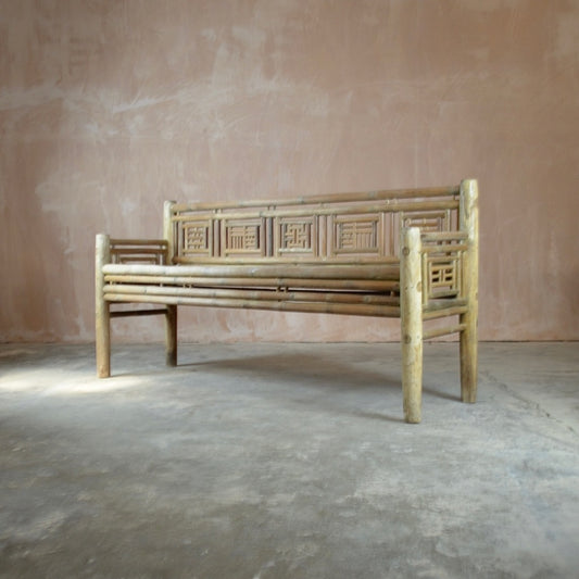 Decorative Bamboo Bench