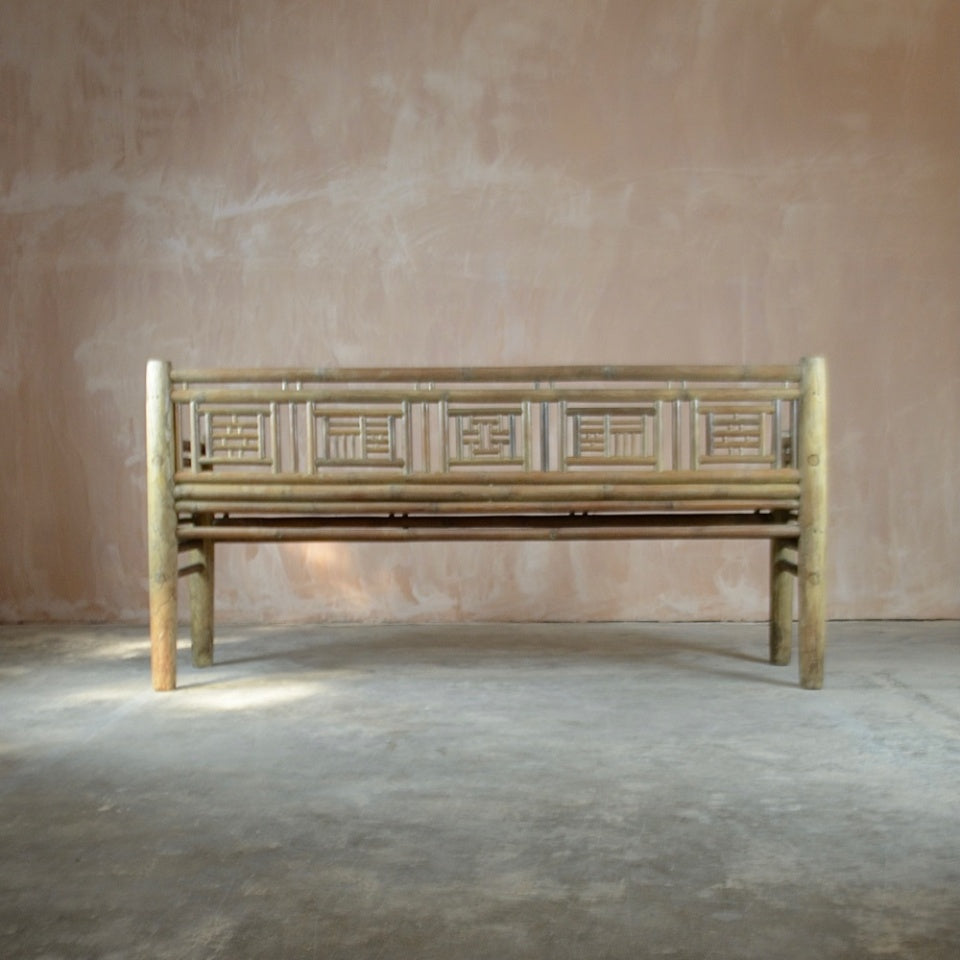 Decorative Bamboo Bench