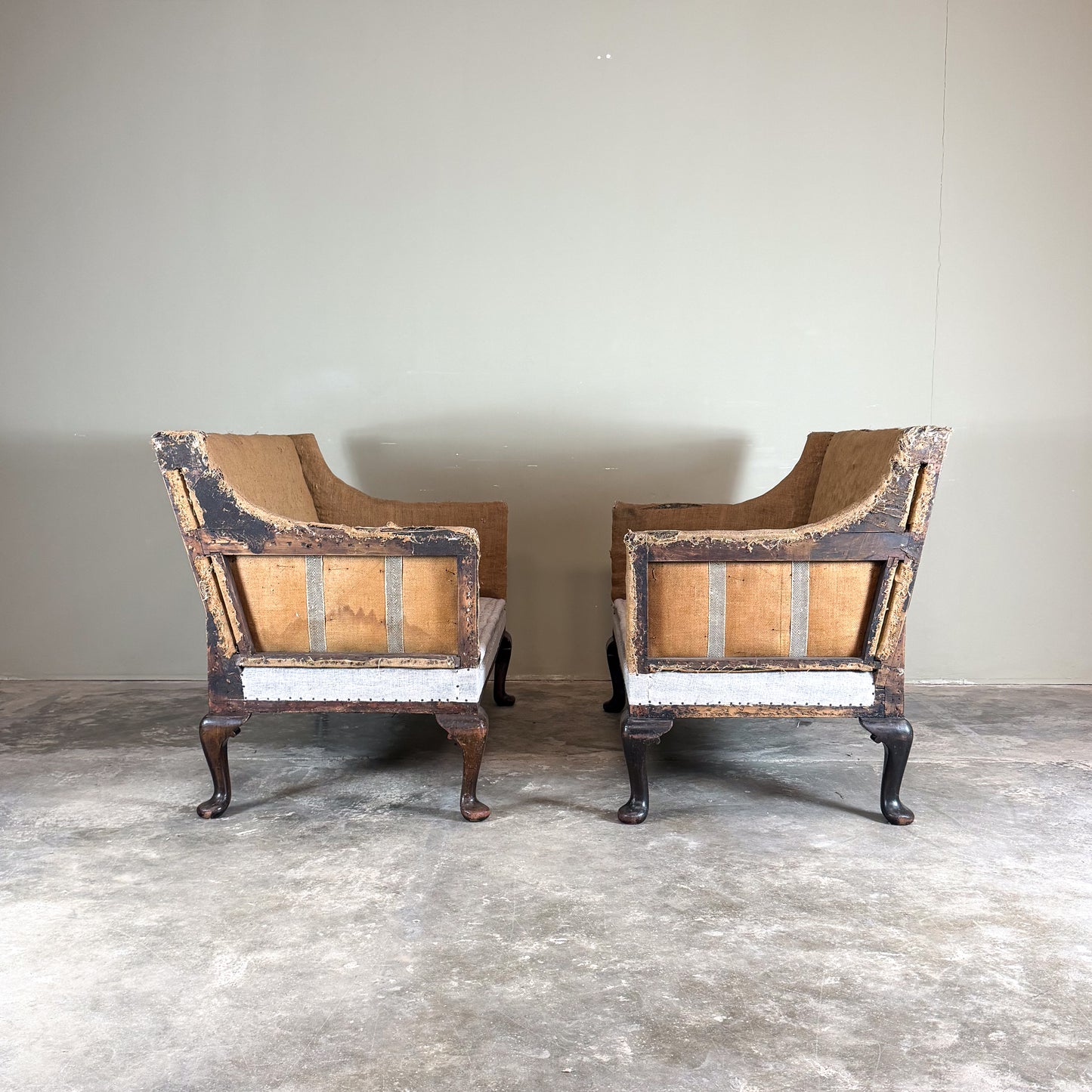 C1330 A Very Near Pair of 19th Century Sofas