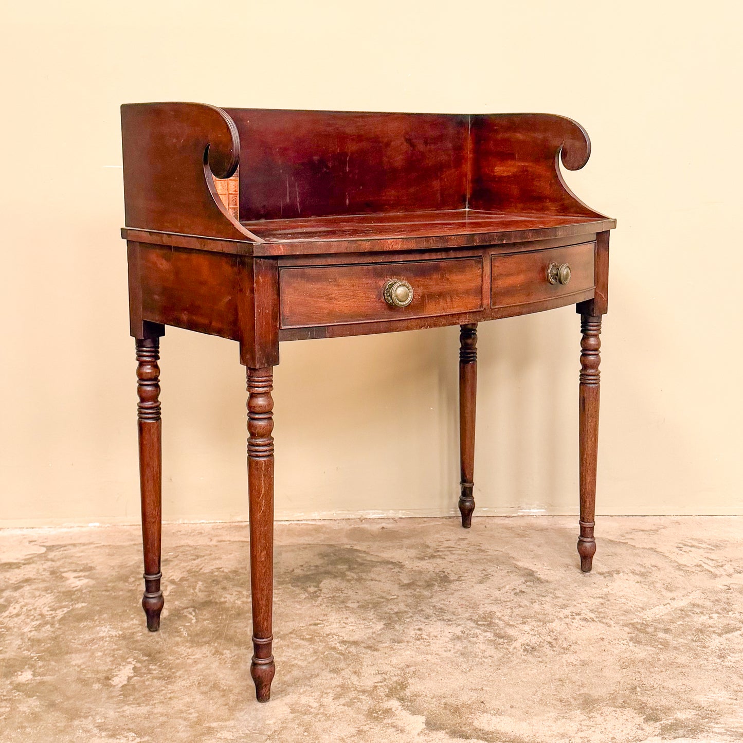 0123 Regency Mahogany Washstand
