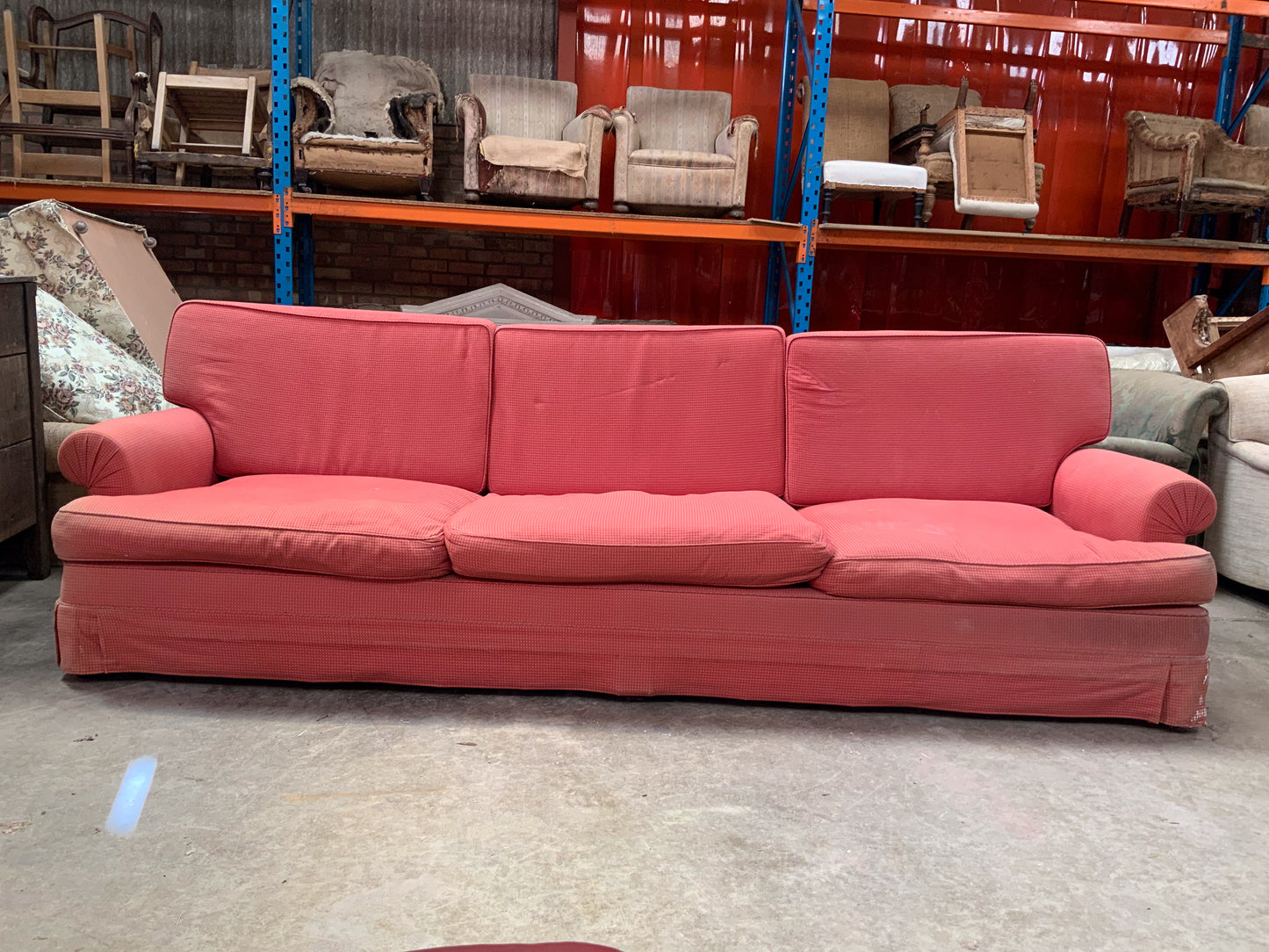 W06 Very Large Mid-Century Sofa