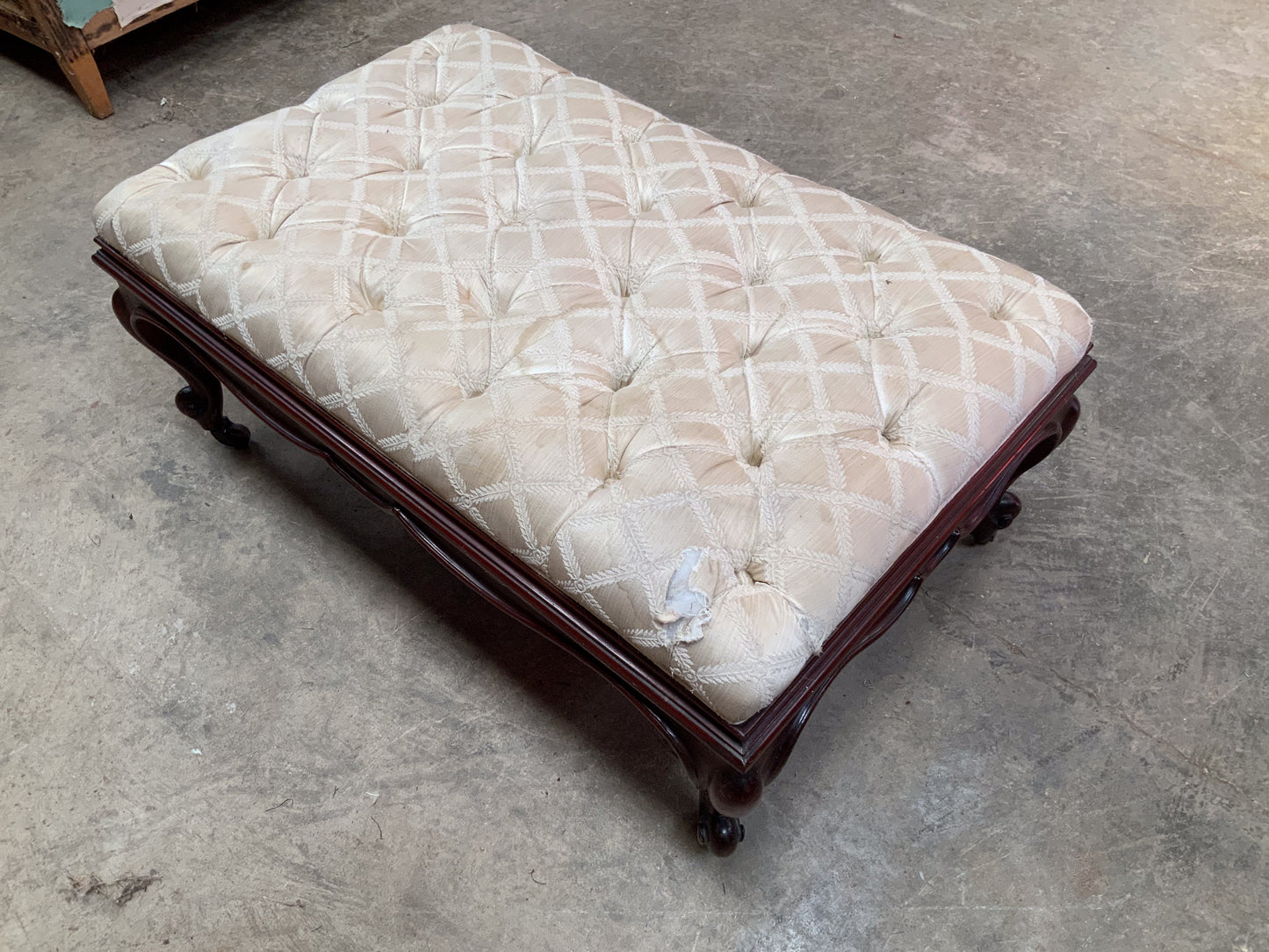 W02 Rosewood Footstool