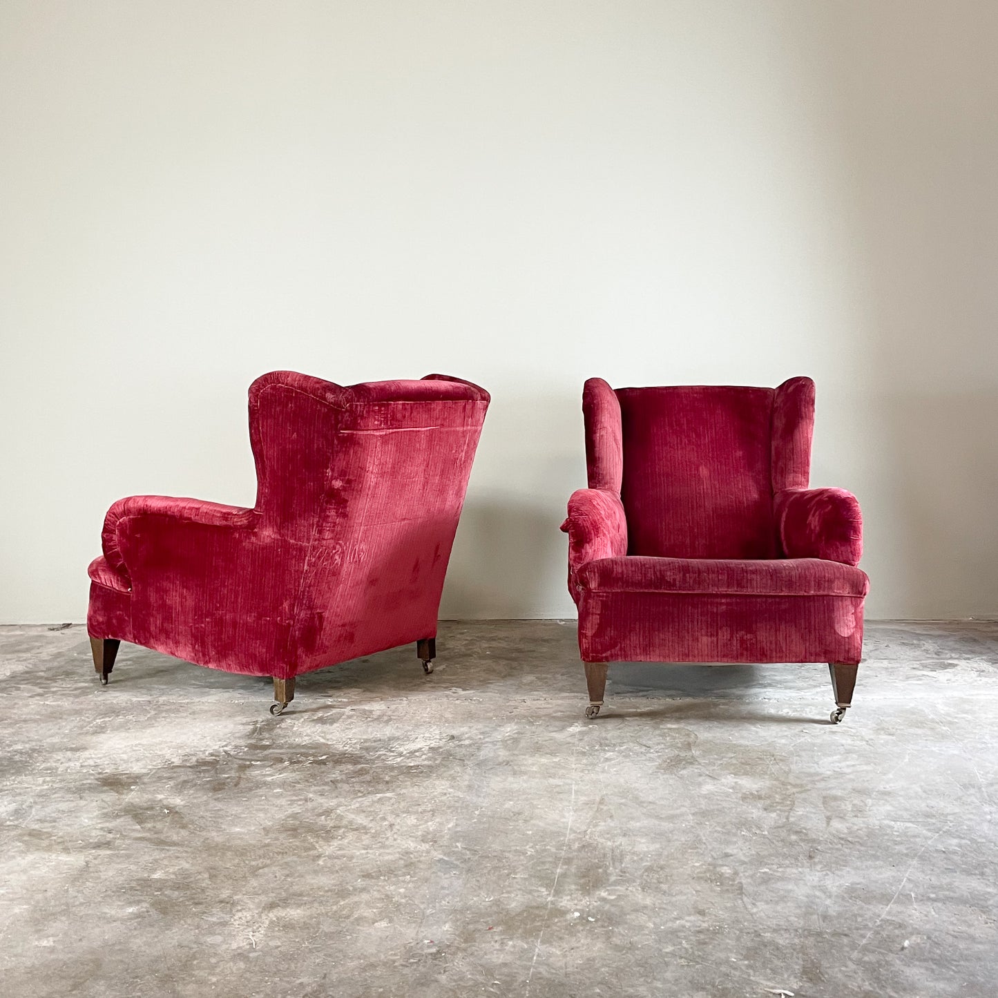 C1139. Pair of Howard Style Armchairs