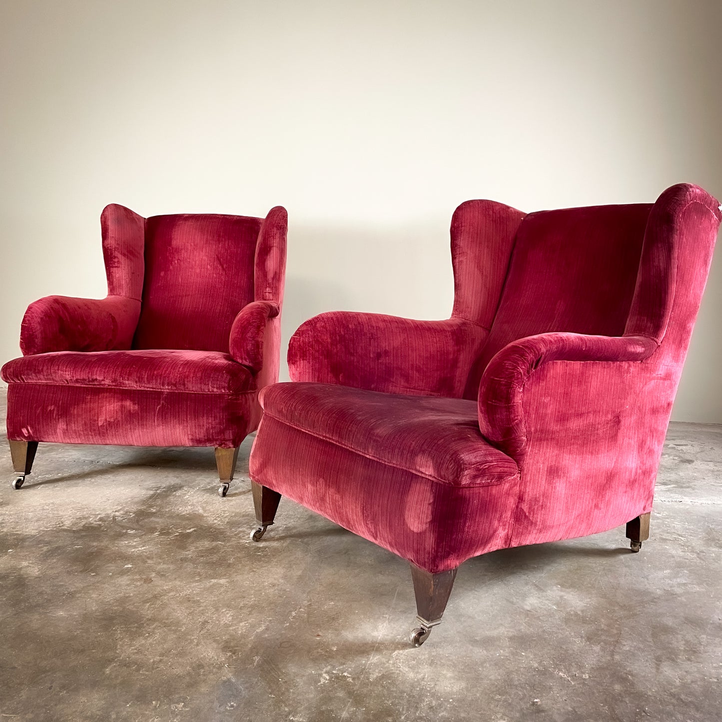 C1139. Pair of Howard Style Armchairs