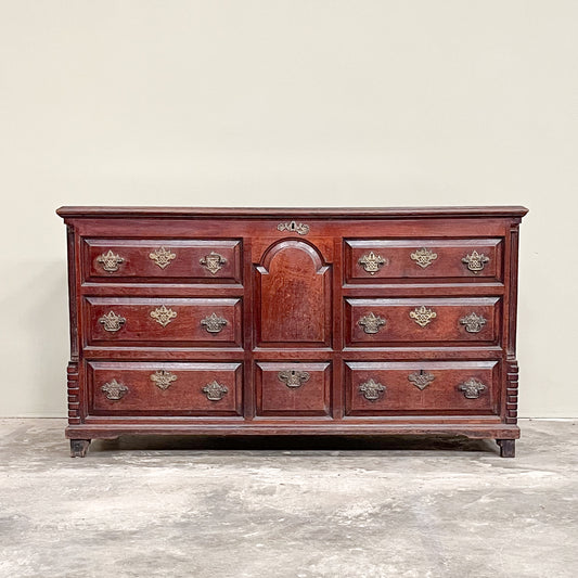 C3004 18th Century Oak Mule Chest