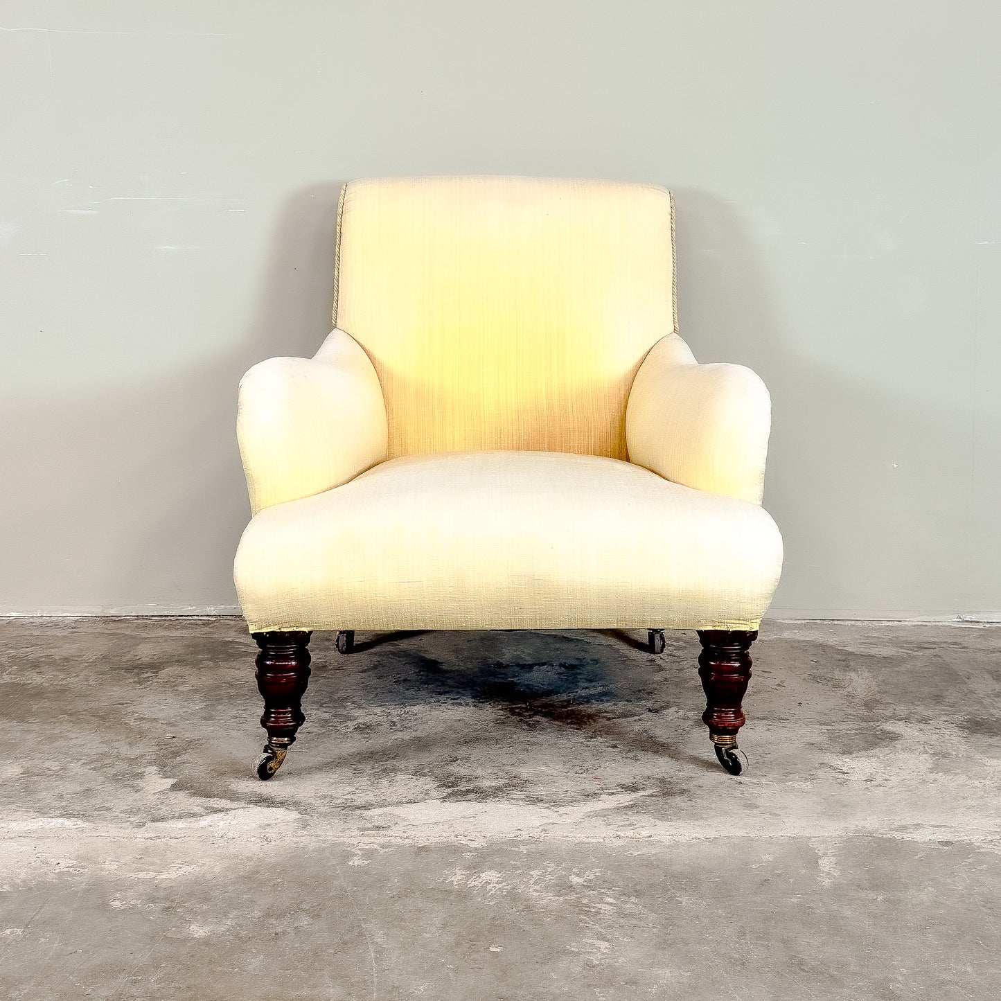 C4242 19th Century 'P' Arm Armchair